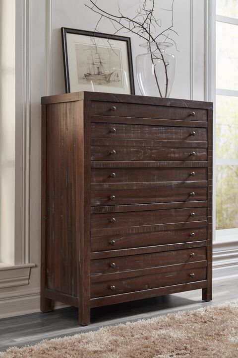 Townsend Five Drawer Solid Wood Chest