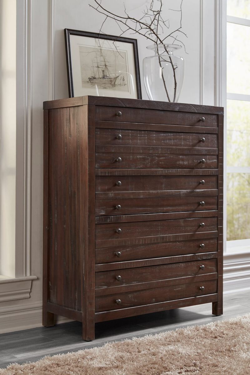 Townsend Five Drawer Solid Wood Chest