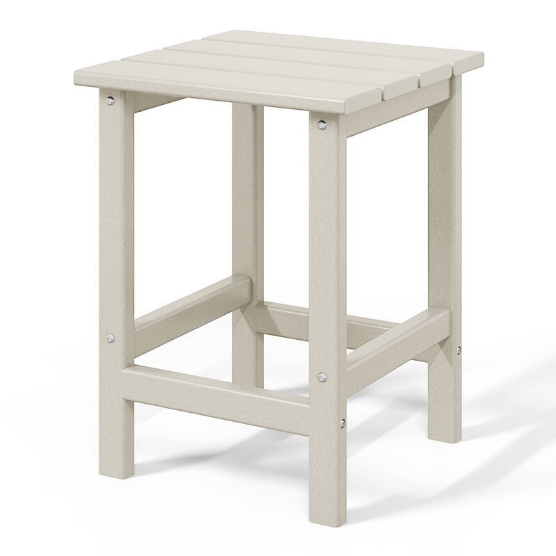 WestinTrends Westintrends 14" square outdoor Side table for Adirondack chair