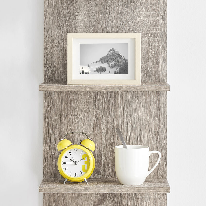 Five-Tier Wide Column Wall Shelf