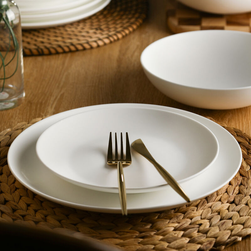 Stone Lain Taglio Bone China 12 Piece Dinnerware Set