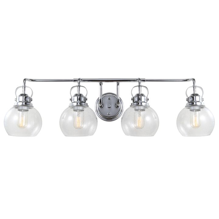 Shirley Metal Bubbled Glass Vanity Light