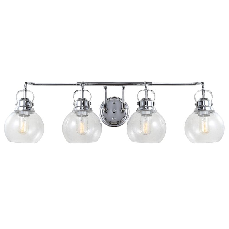 Shirley Metal Bubbled Glass Vanity Light