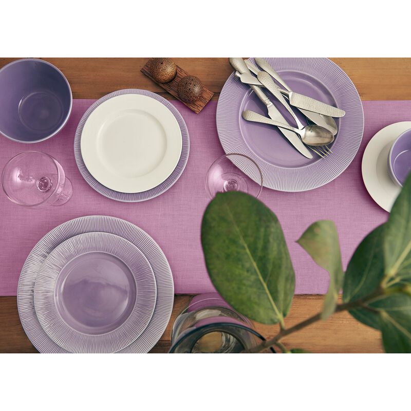 Solino Home 100% Pure Linen Table Runner | Fete for Valentine;s