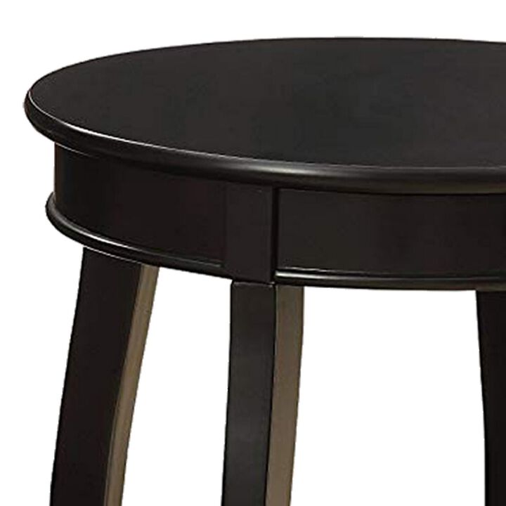 Alysa End Table, Black-Benzara