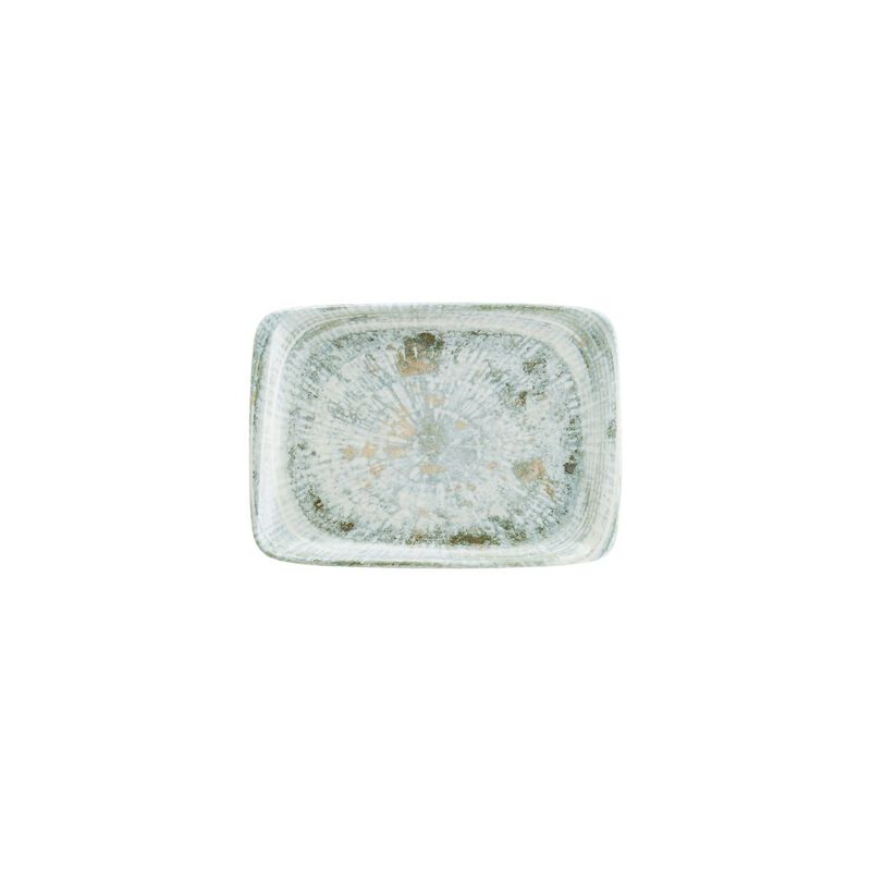Odette 9" x 6" Rectangular Decorated Porcelain Plate (Set of 2)