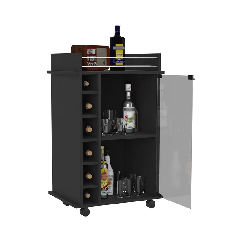 Bar Cart Baltimore, Living Room, Black