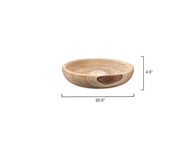 Laurel Large Wooden Bowl
