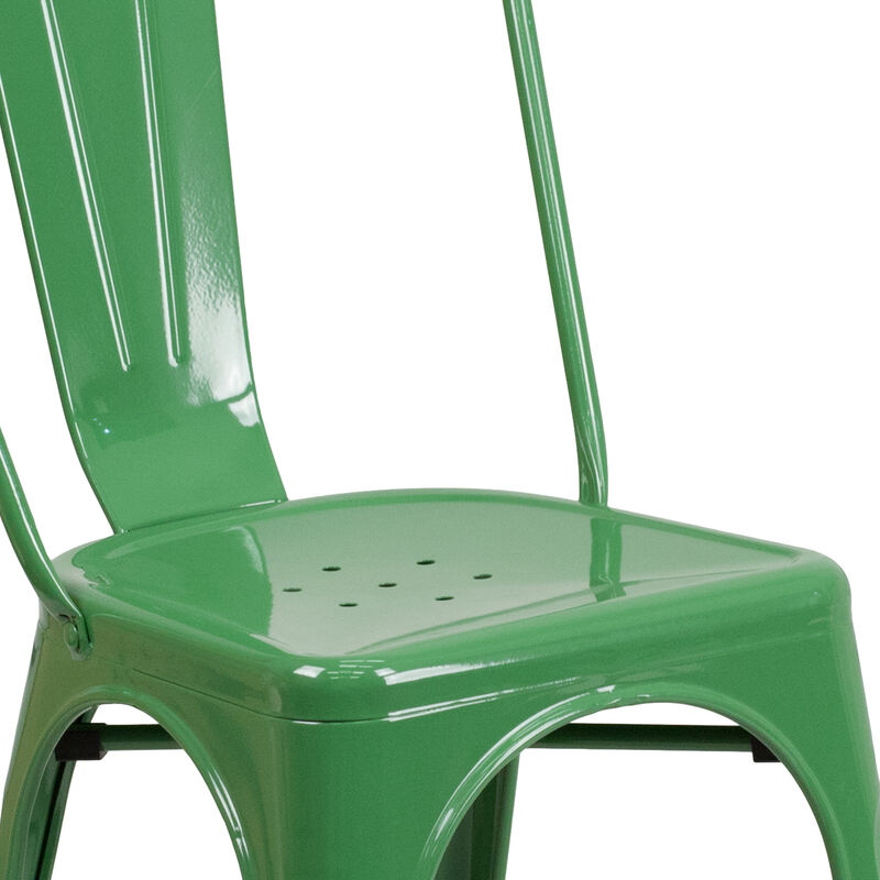 Metal Colorful Restaurant Chairs