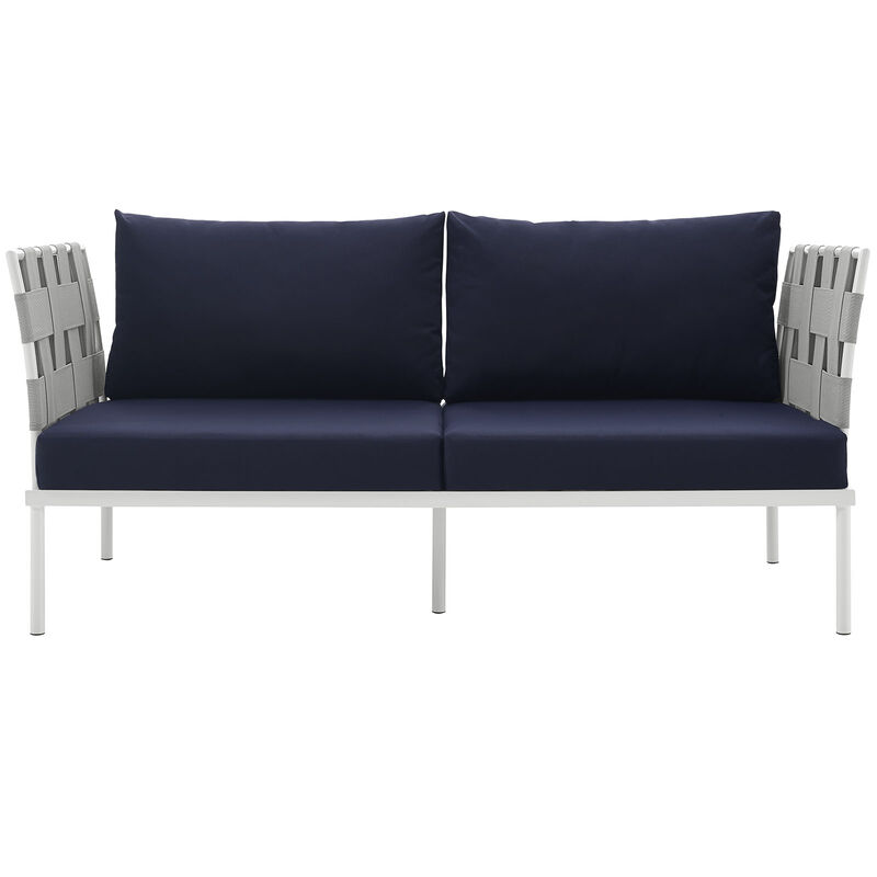 Modway - Harmony Outdoor Patio Aluminum Loveseat