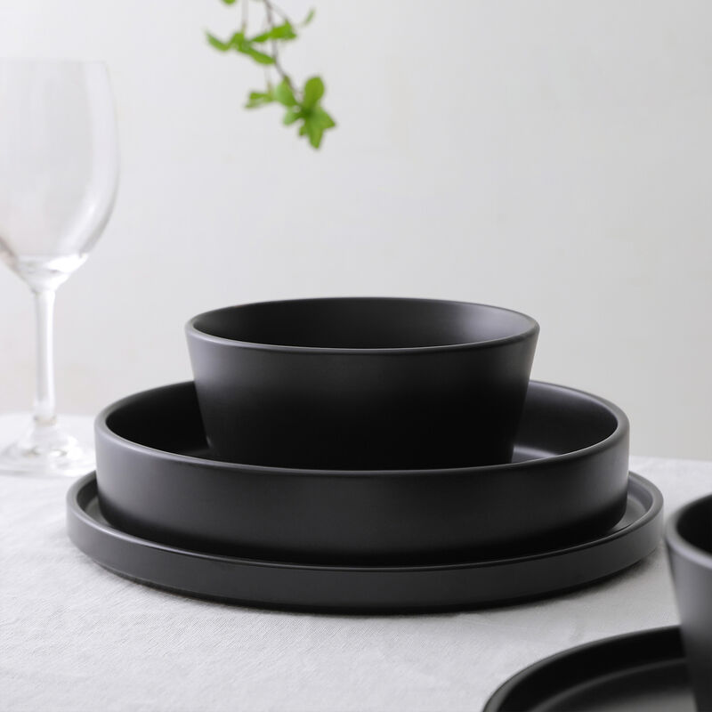 Stone Lain Celina Stoneware 12 Piece Dinnerware Set with Dinner Bowls
