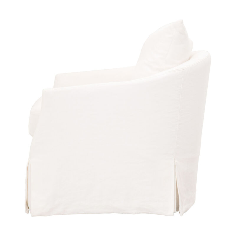 Slipcover Swivel Club Chair