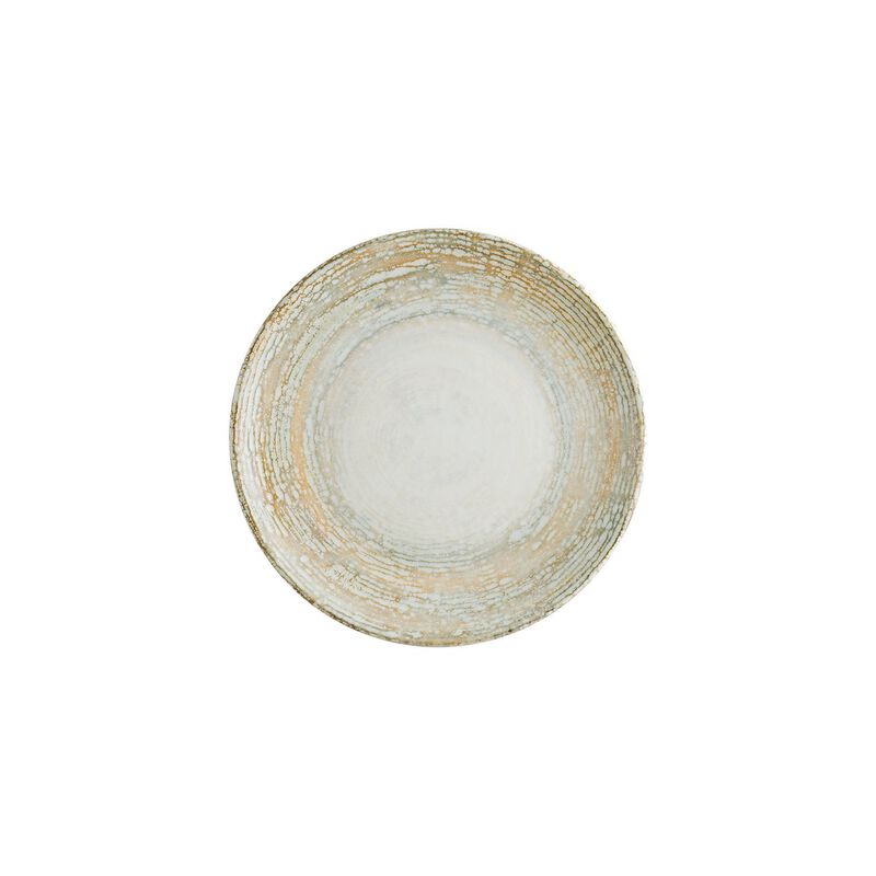 Patera dia.10" Round Decorated Porcelain Plate (Set of 4)