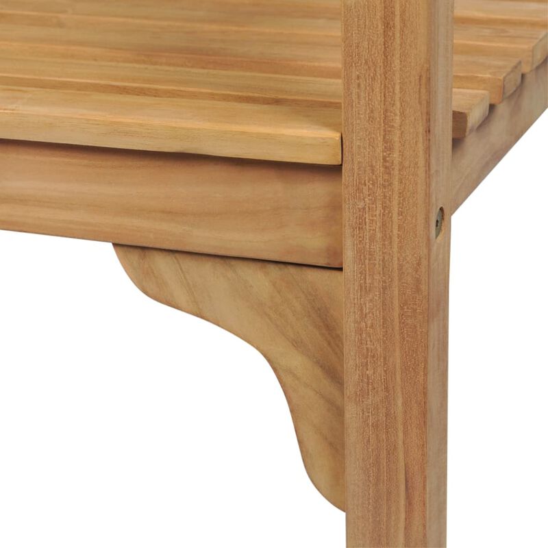 vidaXL Patio Bench 89.8" Solid Teak Wood