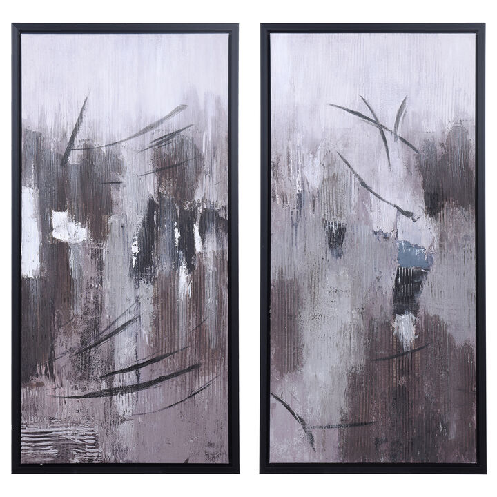 Set Painted Canvas Art I