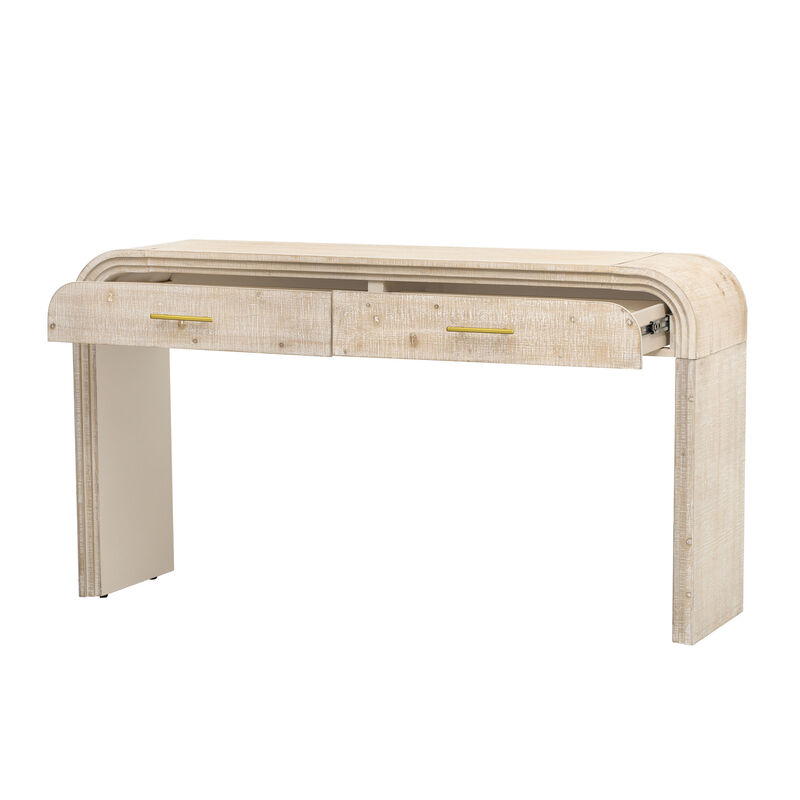 Merax Retro Open Style MDF Console Table