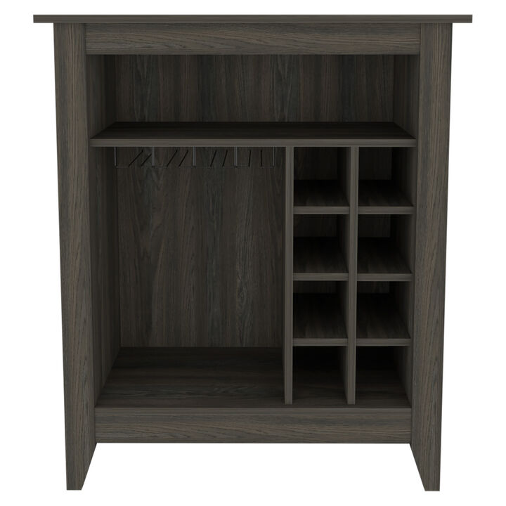 New Canaan 6-Bottle 1-Drawer 1-Shelf Bar Cabinet Carbon Espresso