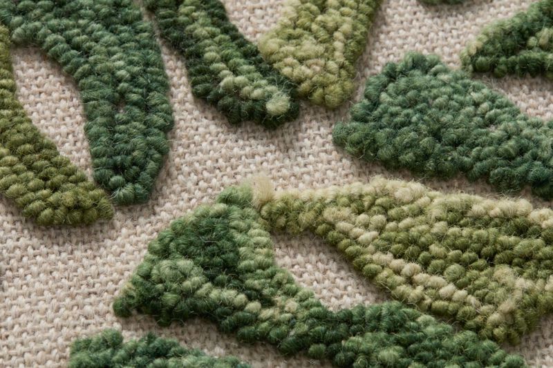 Borneo Green Ivory Wall Art