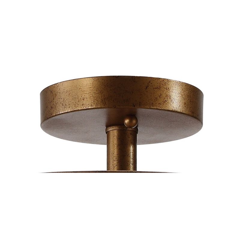 Georgian Stone/Metal LED Flush Mount