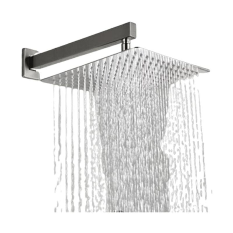 Wall Mounted Rain Shower System, Modern High Pressure Shower Head for Full Body Coverage
