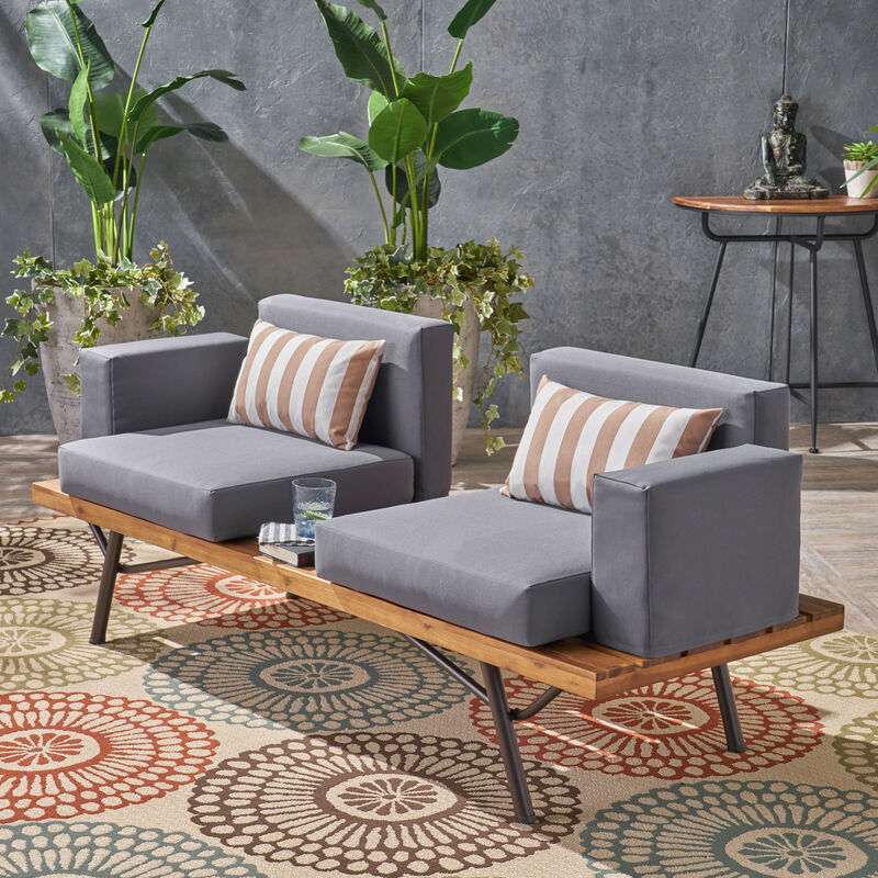 Merax Outdoor 2-Seater Sofa