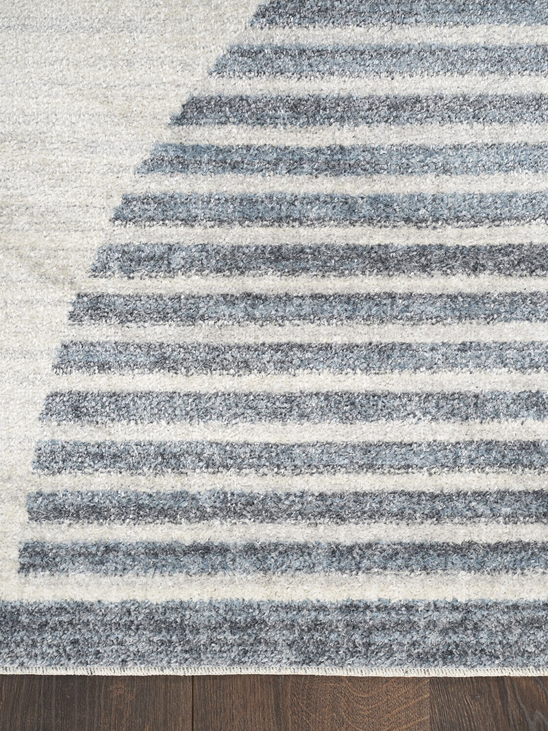 Astra Machine Washable ASW03 Ivory/Blue 7'10" x 10' Rug