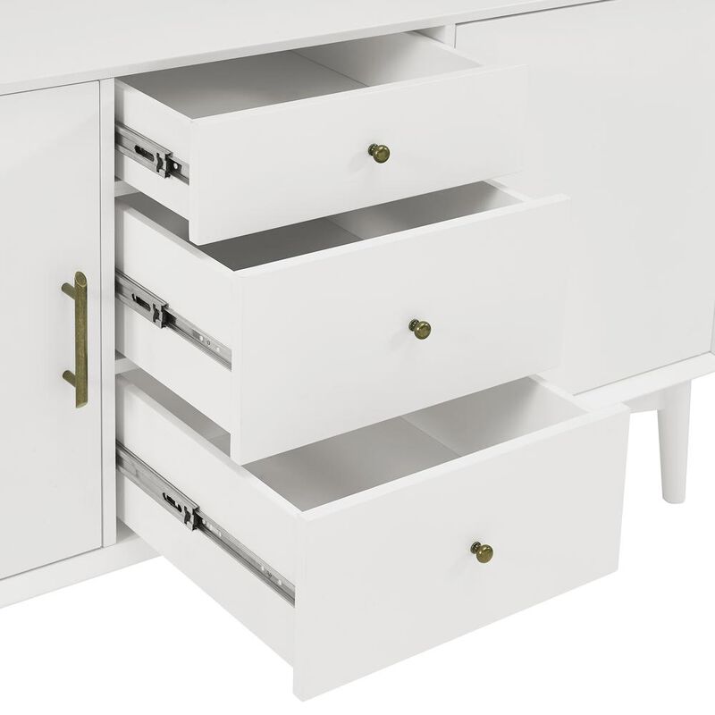 Crosley Furniture Landon Sideboard White