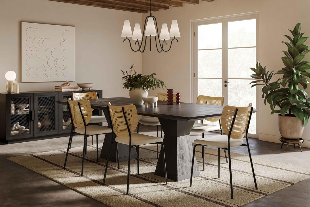 Nolan Wood Rectangular Dining Table