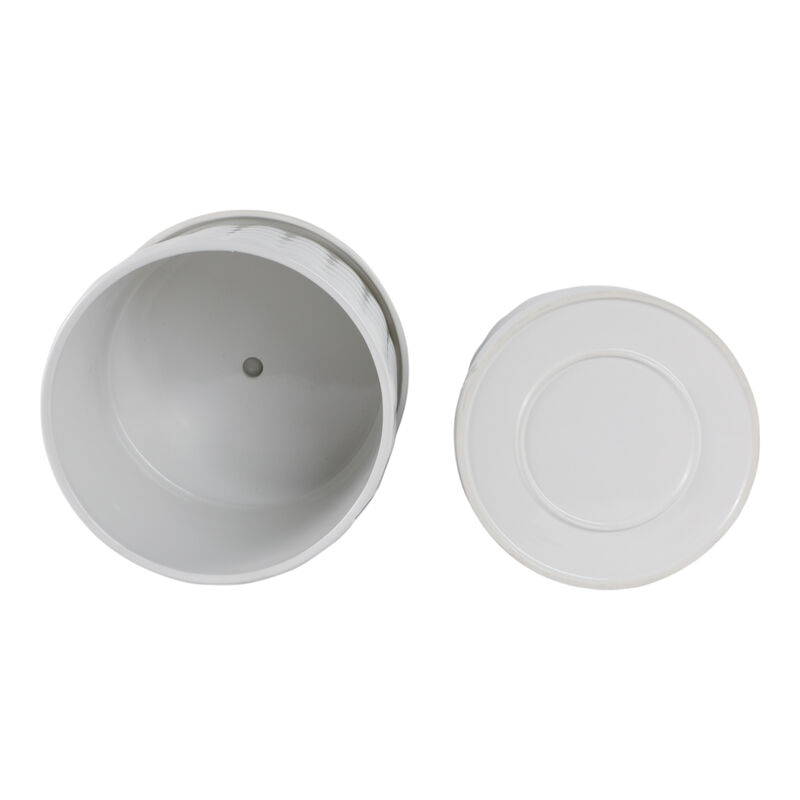 White Ceramic Bubble Planter Set