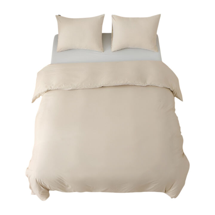 Duvet Cover Set 3 Piece Bedding with Pillow Shams Comforter Not Included