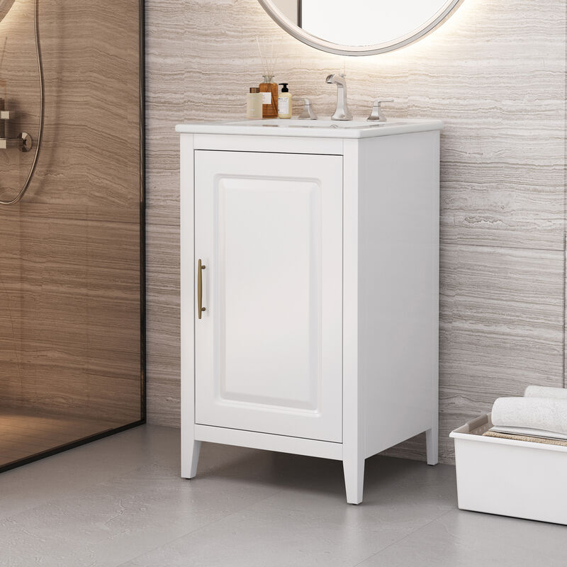 Merax 20.3" Bathroom Vanity with Sink and Soft-closing Door
