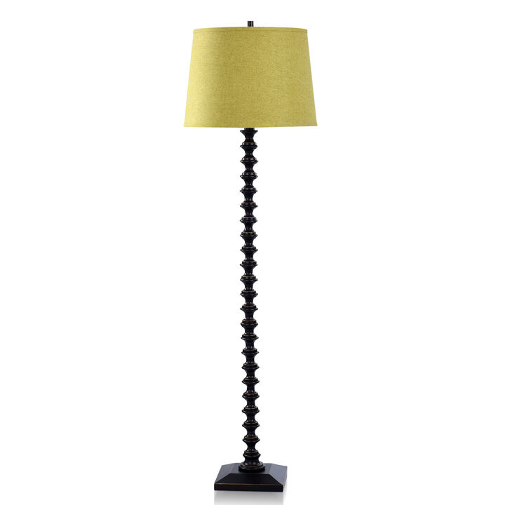 Black/Gold Metal Floor Lamp