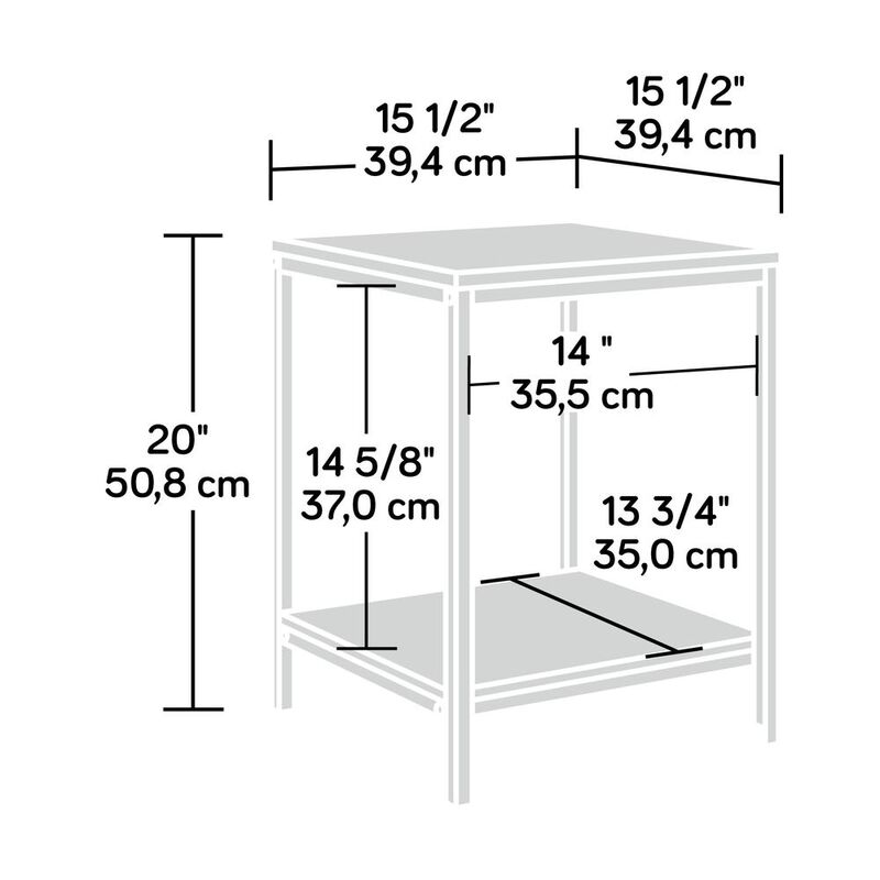 Sauder North Avenue Side Table So