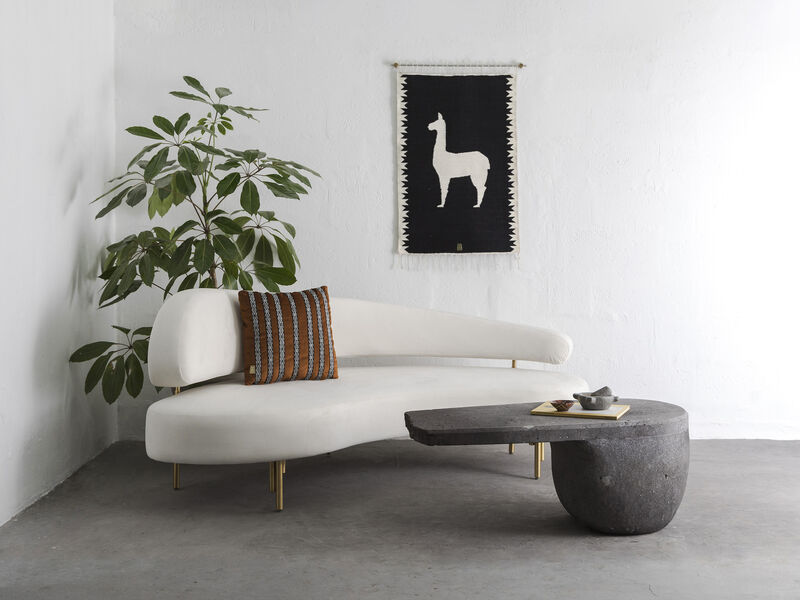 LLAMAS Sheep Wool Handwoven Tapestry