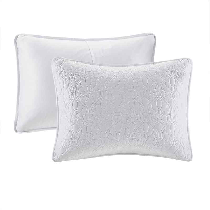 Gracie Mills Sandy Reversible Bedspread Set with Classic Stitch Pattern