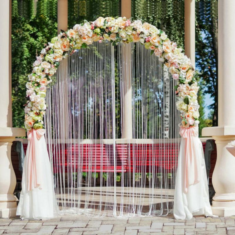 Hivvago 7.2 Feet Garden Decoration Climbing Plants Arch