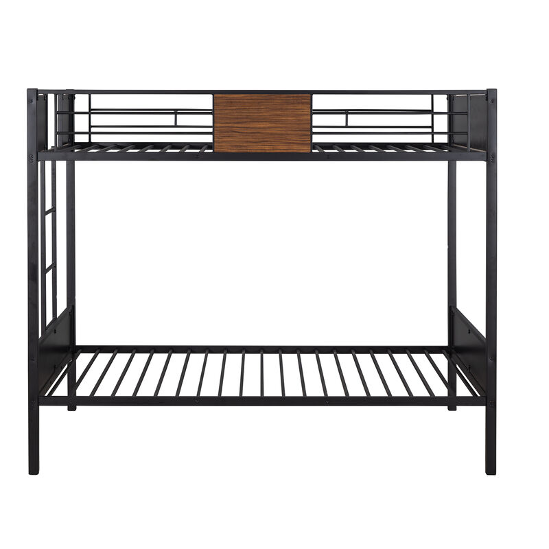 Merax Steel Frame Bunk Bed with Safety Rail