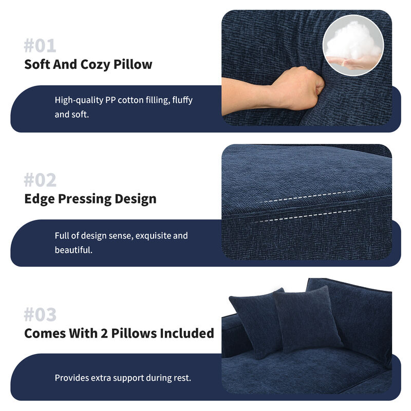 Minimalist Style Modular Sectional Sofa