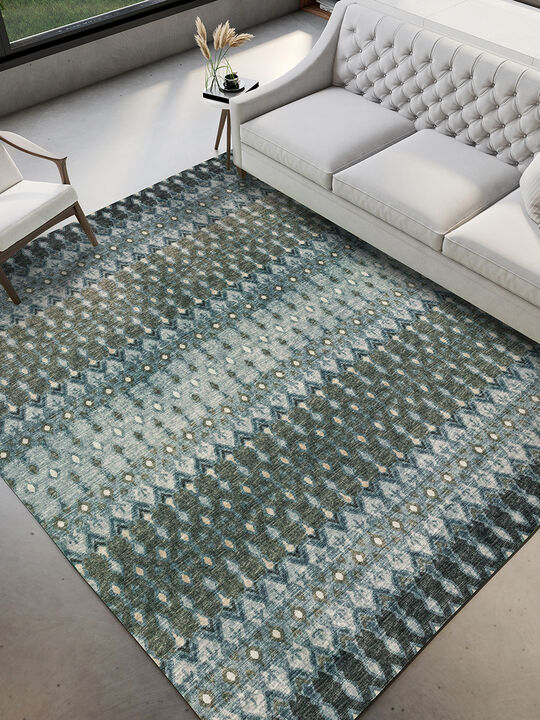 Brisbane BR1 Mineral Blue 8' x 10' Rug