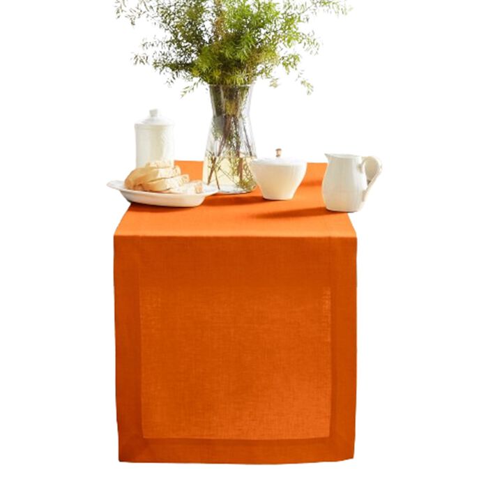 Solino Home 100% Pure Linen Table Runner | Sonoma