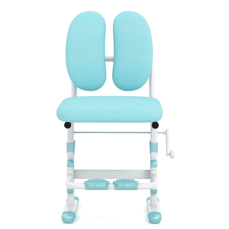 Ergonomic Height-Adjustable Kids Study Chair with Double Back Support for Comfort and Posture