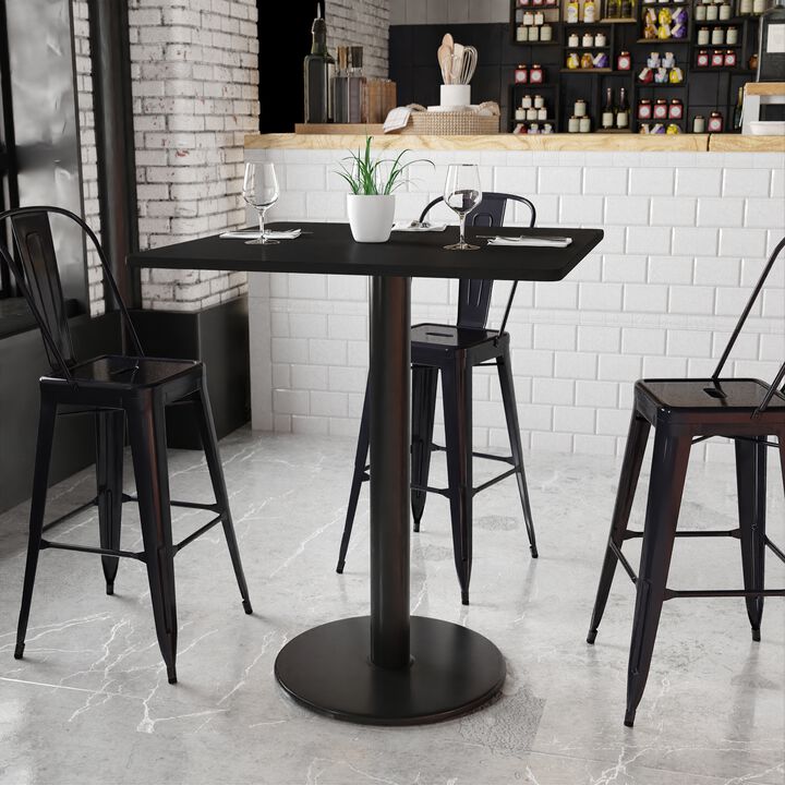Restaurant Dining Table and Bases - Bar Height