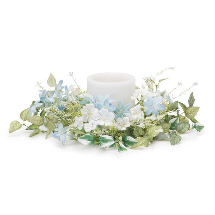 Mini Blossom Candle Ring for Elegant Home Décor and Candle Display