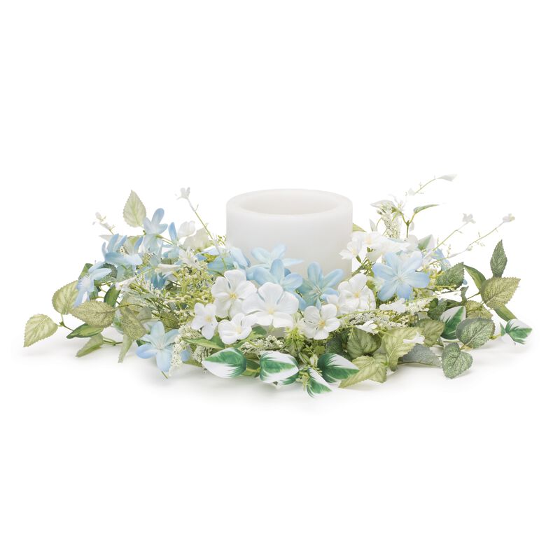 Mini Blossom Candle Ring for Elegant Home Décor and Candle Display