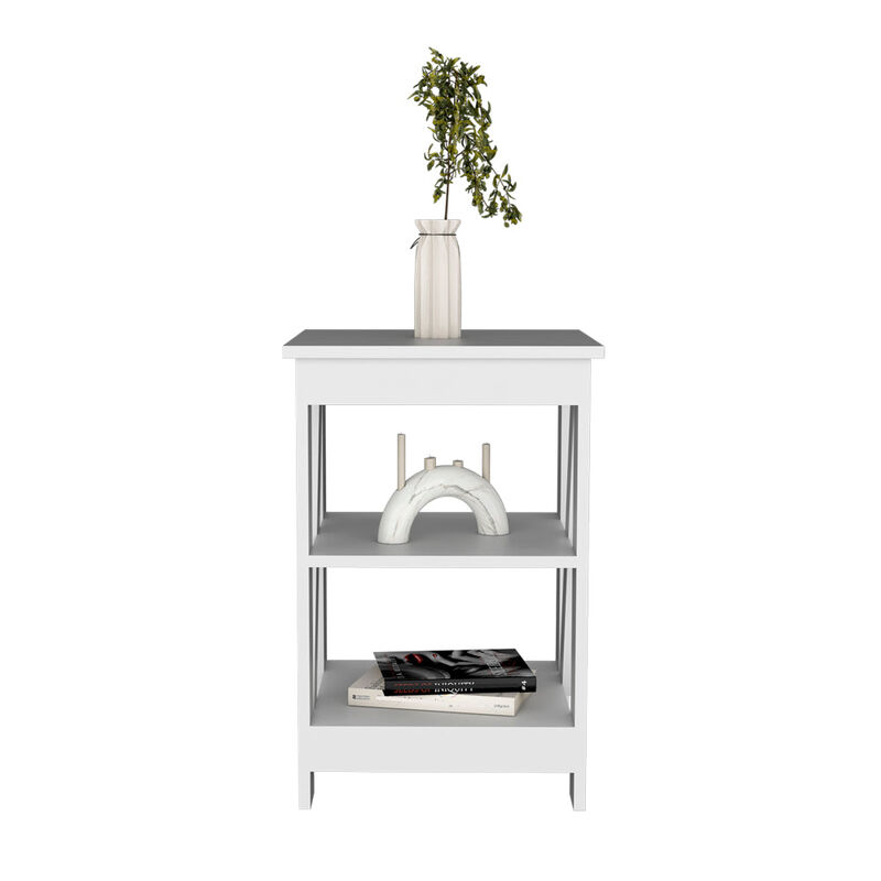 Side Table Rossville, Living Room, White