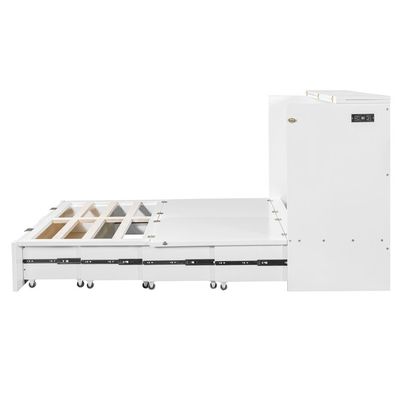 Merax Murphy Bed with Sockets and USB Ports