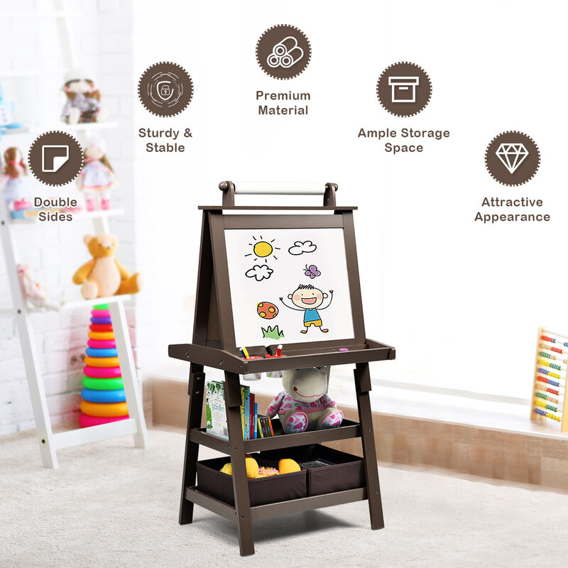 3-in-1 Double-Sided Storage Art Easel