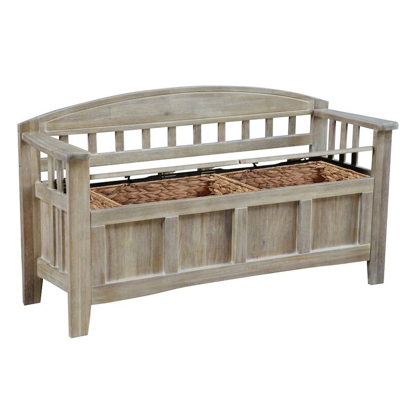 Linon Aria Storage Bench