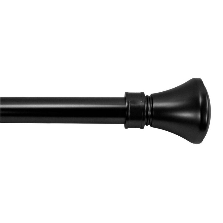 Lexington Flare Curtain Rod Set, Adjustable Length from 48" to 86"