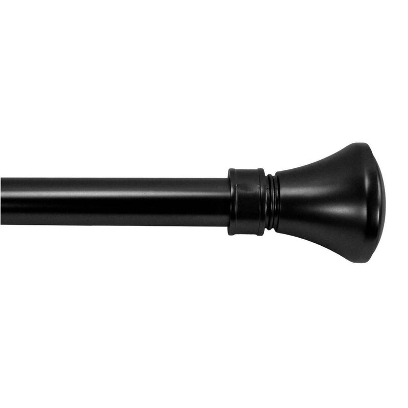 Lexington Flare Curtain Rod Set, Adjustable Length from 28" to 48"